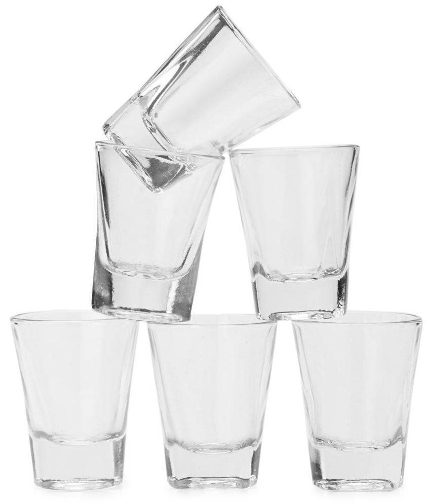     			Somil Drinking Glass Glass Glasses Set 40 ml ( Pack of 6 )