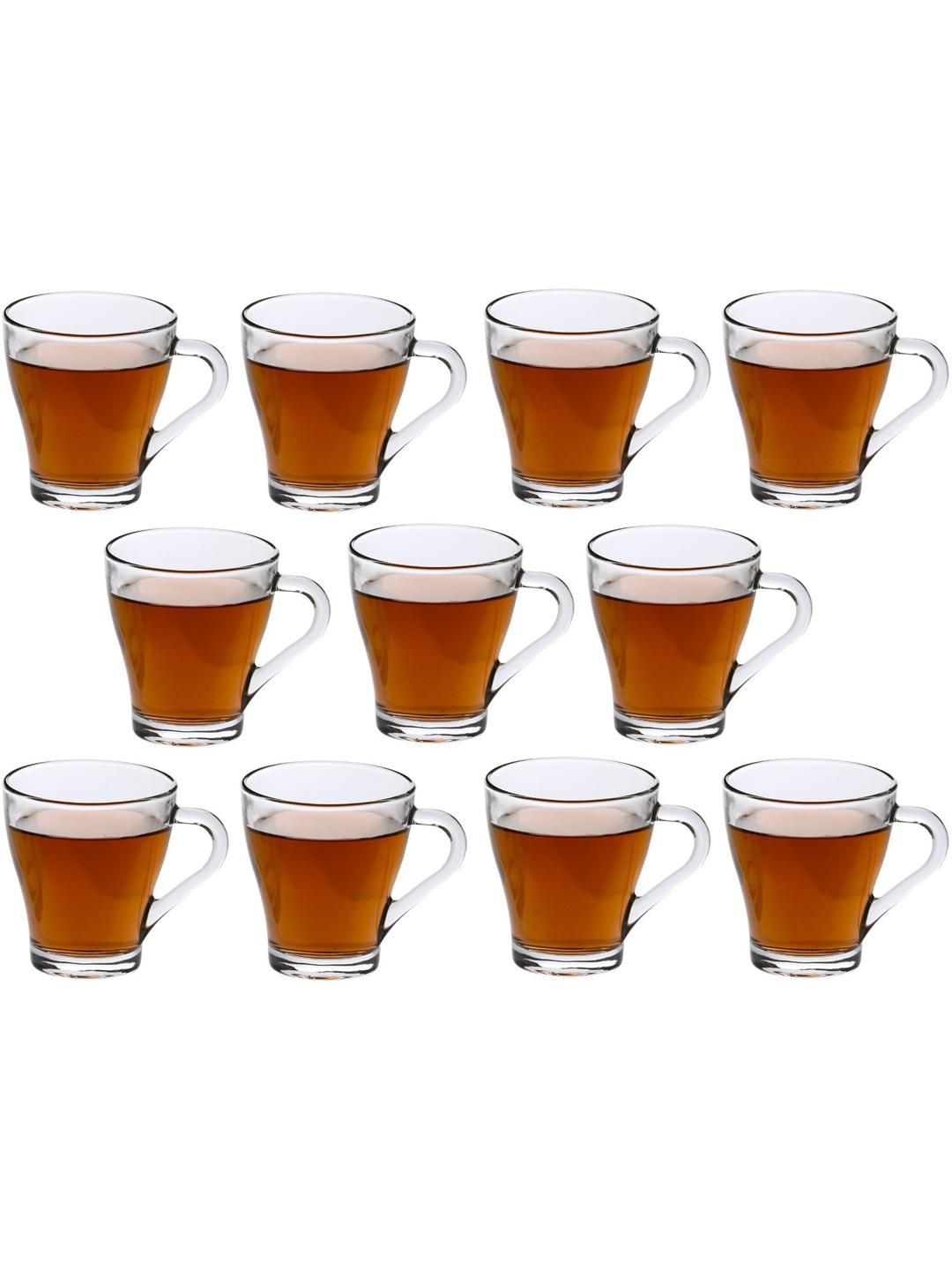     			Somil Glass Coffee & Tea Cup Solid Glass Tea Set 240 ml ( Pack of 10 )