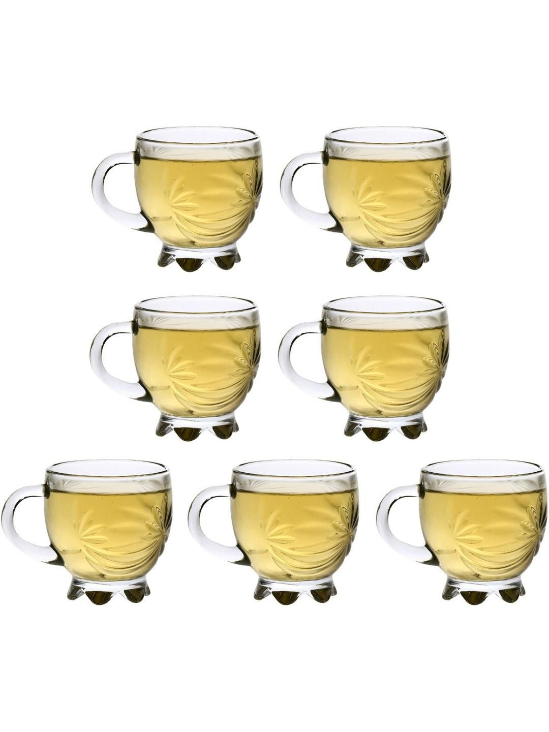     			Somil Glass Coffee & Tea Cup Solid Glass Tea Set 100 ml ( Pack of 7 )