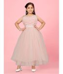 Aarika Nylon Gown For Girls ( Pack of 1 , Peach )