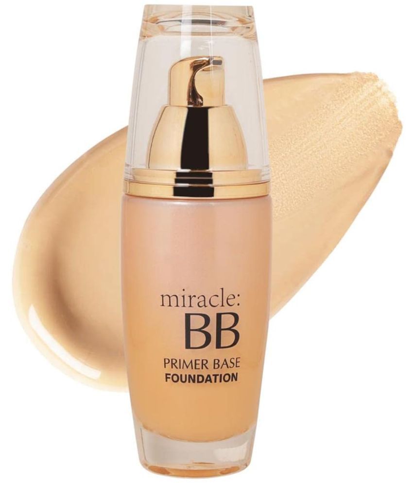     			Adbeni Miracle BB Primer Base Foundation 60ml, Easy to Blend, Shade-02-Classic Ivory