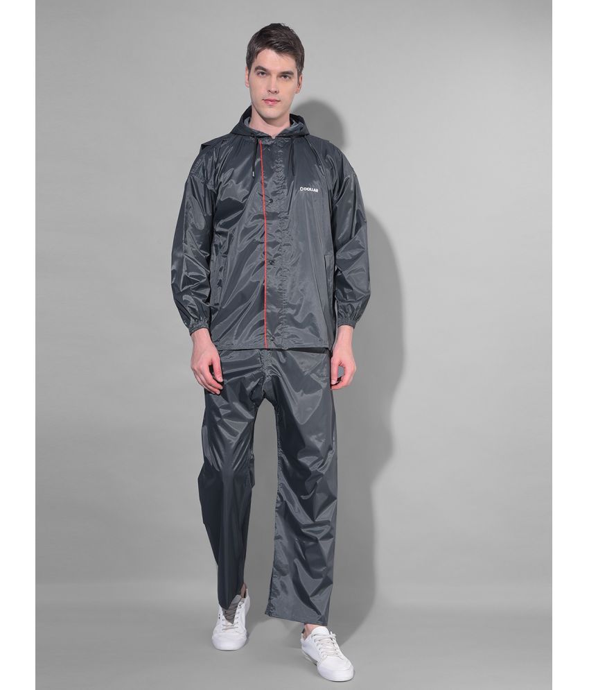     			Dollar Black Polyester Men's Rain Suit ( Pack of 1 )