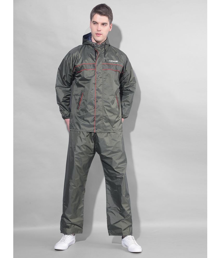     			Dollar Green Polyester Men's Rain Suit ( Pack of 1 )