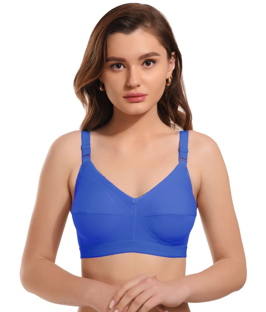     			Elina Cotton Non Padded Women's Minimizer Bra ( Blue ) RMD-DOVE-BLUE