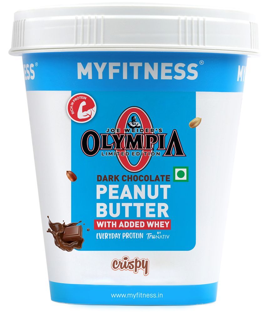     			MYFITNESS High Protein Dark Chocolate Peanut Butter Crispy 1kg|23g Protein|Tasty Nut Butter Spread