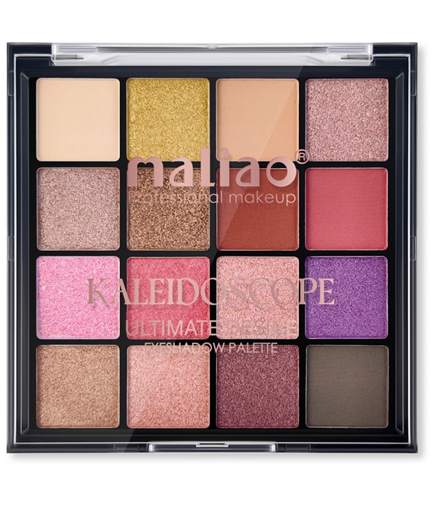     			Maliao Brown Shimmer Pressed Powder Eye Palette 16