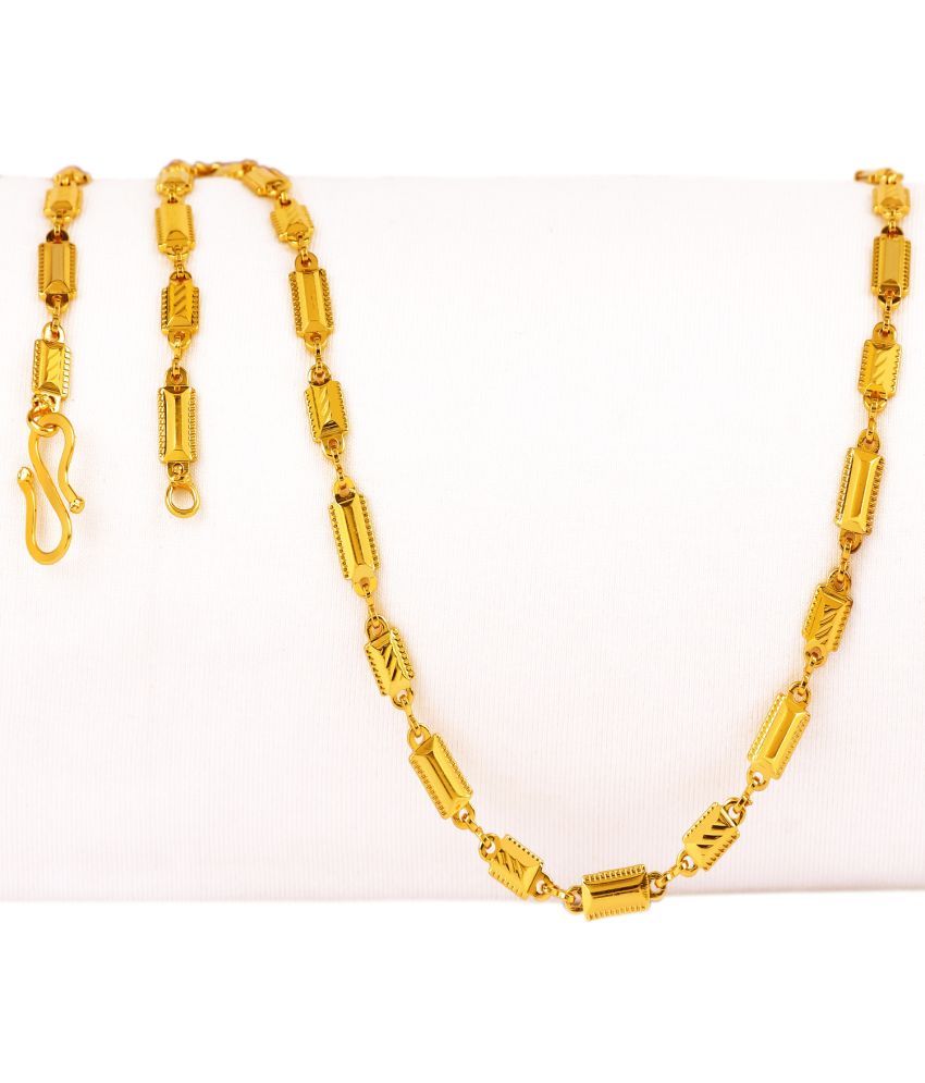     			Thrillz Gold Plated Brass Chain ( Pack of 1 )