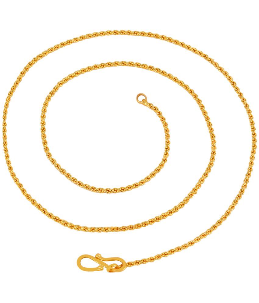     			Thrillz Gold Plated Chain ( Pack of 1 )