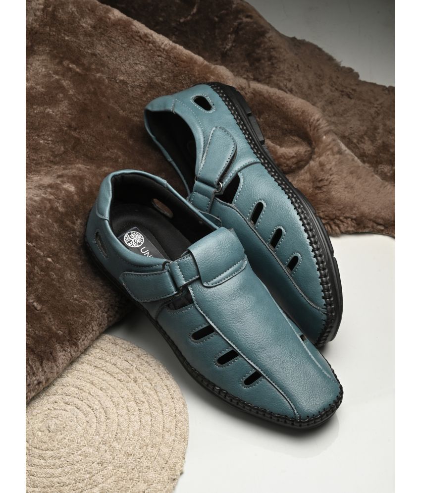     			UNDERROUTE - Blue Men's Sandals