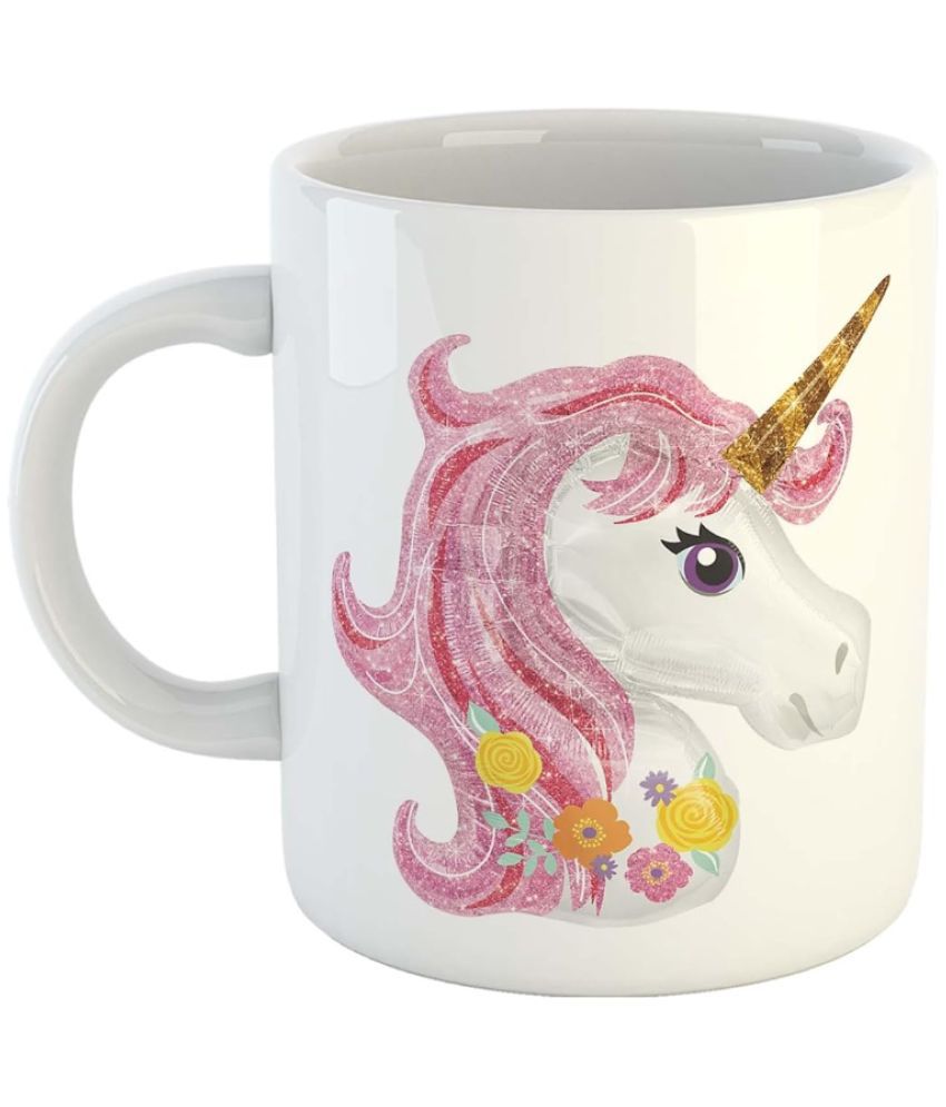     			iKraft Magic Unicorn Animal Ceramic Coffee Mug 325 mL ( Pack of 1 )