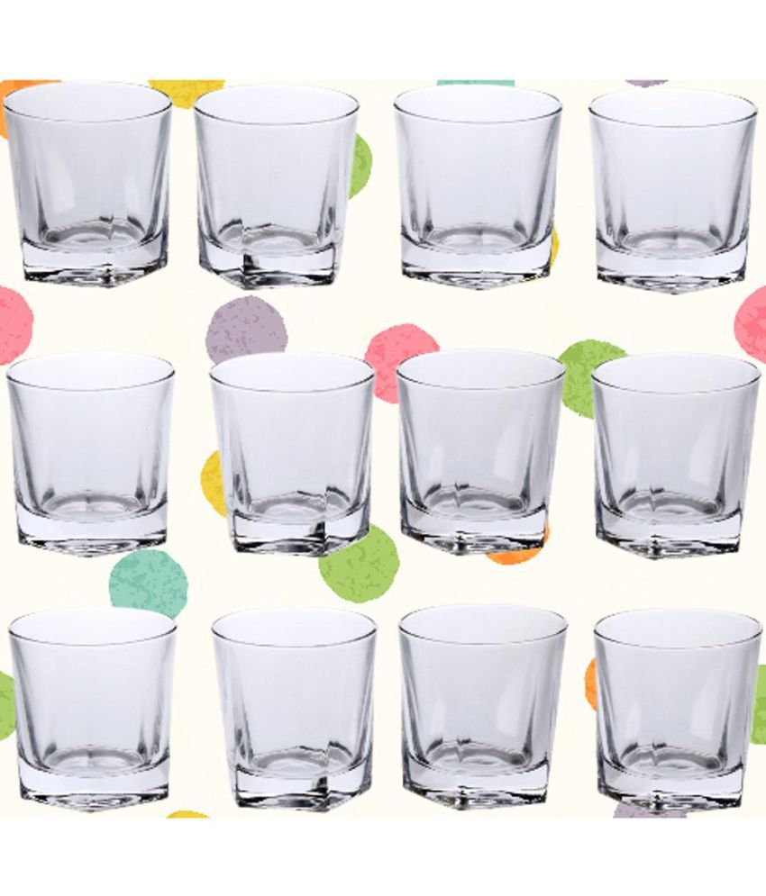     			AFAST Drinking Glass Glass Glasses Set 100 ml ( Pack of 12 )