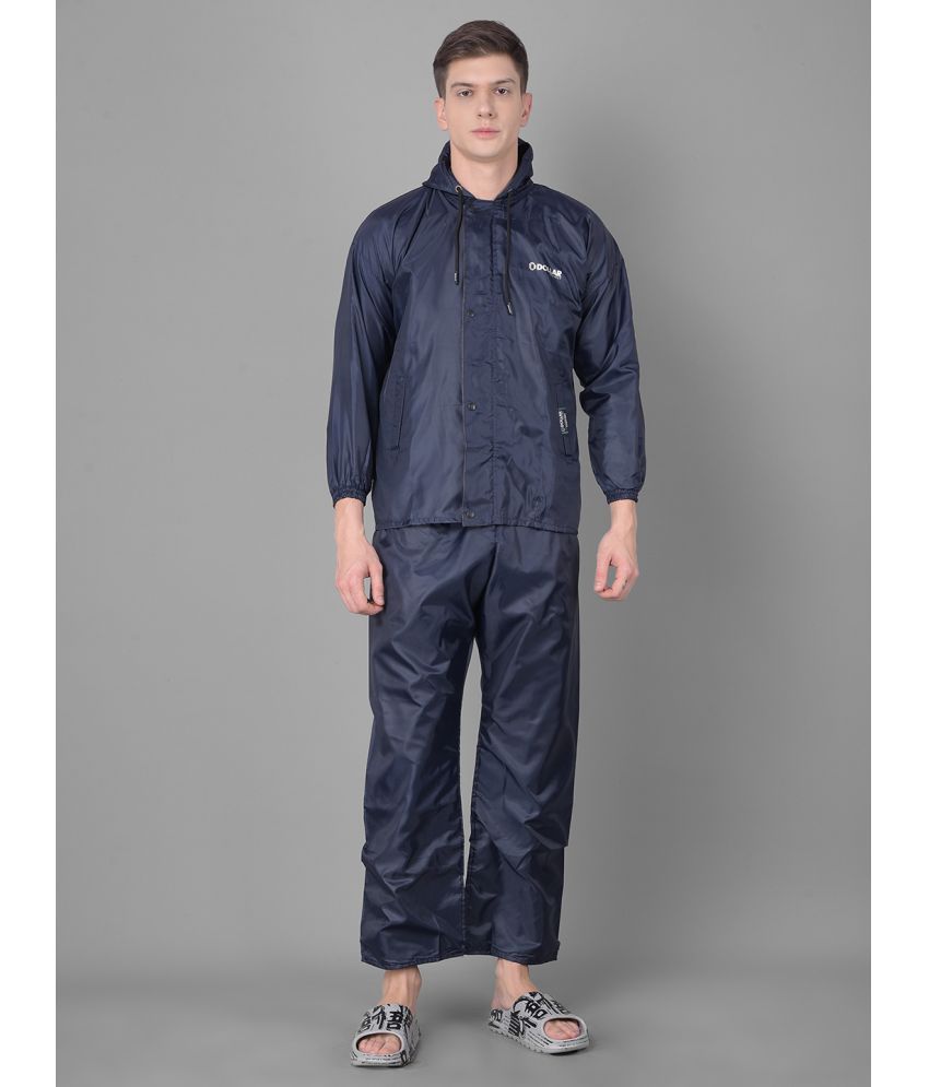     			Dollar Blue Polyester Men's Rain Suit ( Pack of 1 )