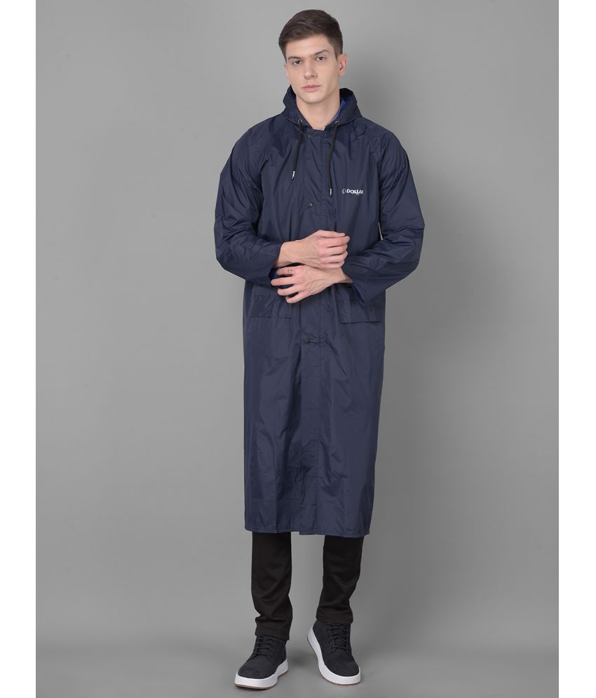     			Dollar Blue Polyester Men's Raincoat ( Pack of 1 )