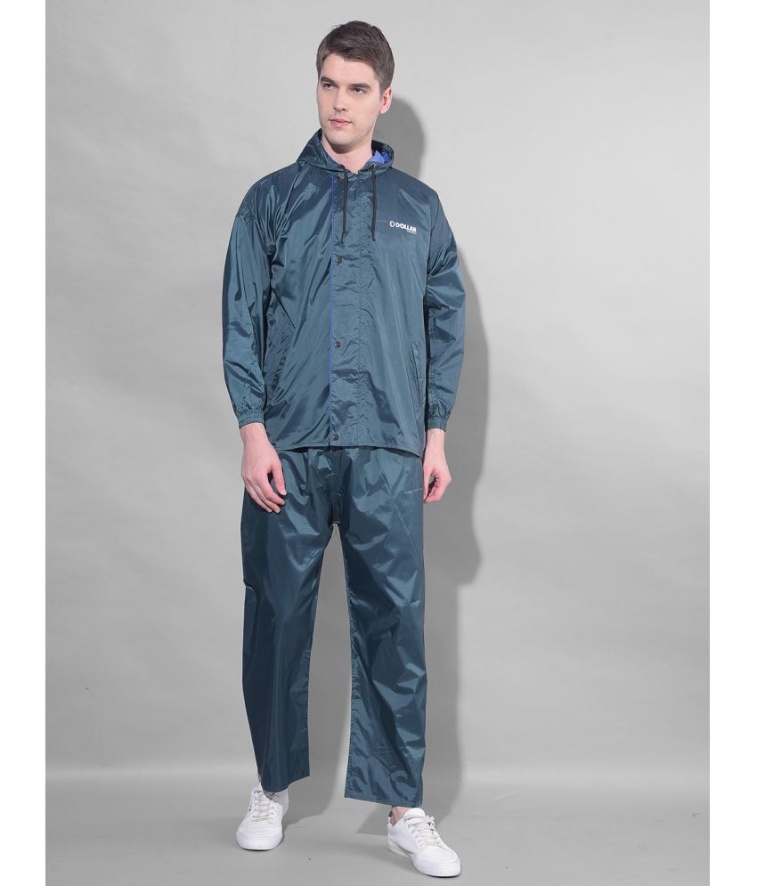     			Dollar Green Polyester Men's Rain Suit ( Pack of 1 )