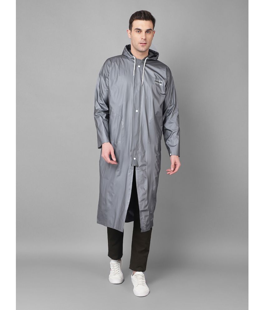     			Dollar Grey Polyester Men's Raincoat ( Pack of 1 )