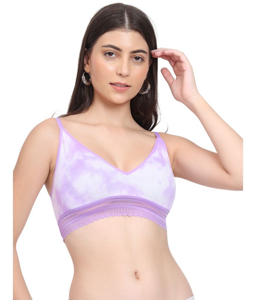     			PARKHA Nylon Lightly Padded Women's Shaping Bra ( Lavender )