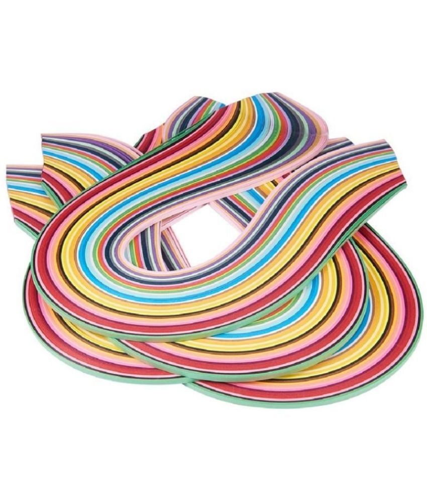     			Vardhman Other 1000 Multicolored High Quality Paper Quilling Strip 3 mm ( Pack of 1 )