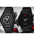 Lorenz Black Metal Analog Men's Watch