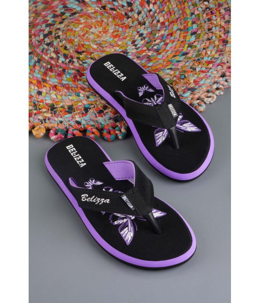     			BELIZZA Purple Women's Slipper