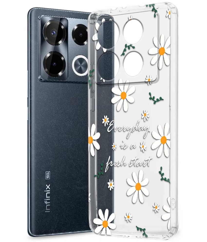     			Fashionury Multicolor Printed Back Cover Silicon Compatible For Infinix Note 40 pro plus 5G ( Pack of 1 )