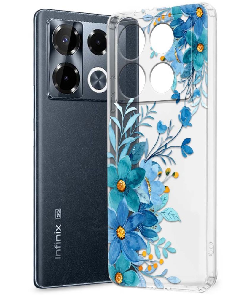     			Fashionury Multicolor Printed Back Cover Silicon Compatible For Infinix Note 40 pro plus 5G ( Pack of 1 )