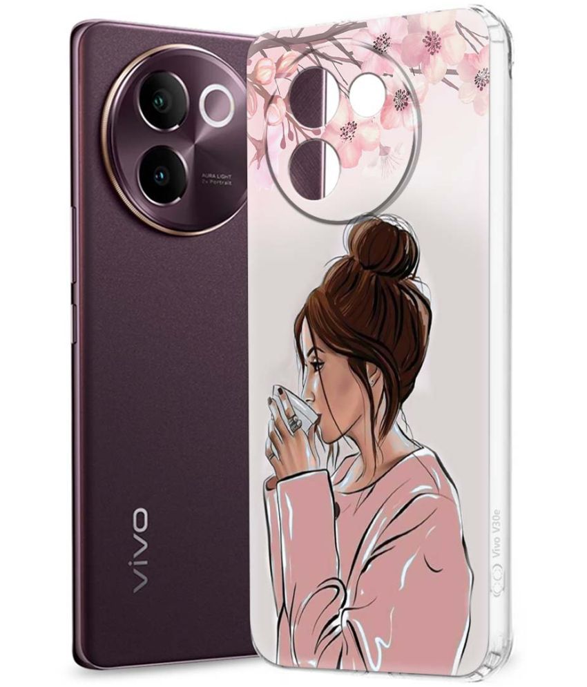     			Fashionury Multicolor Printed Back Cover Silicon Compatible For Vivo V30e 5G ( Pack of 1 )