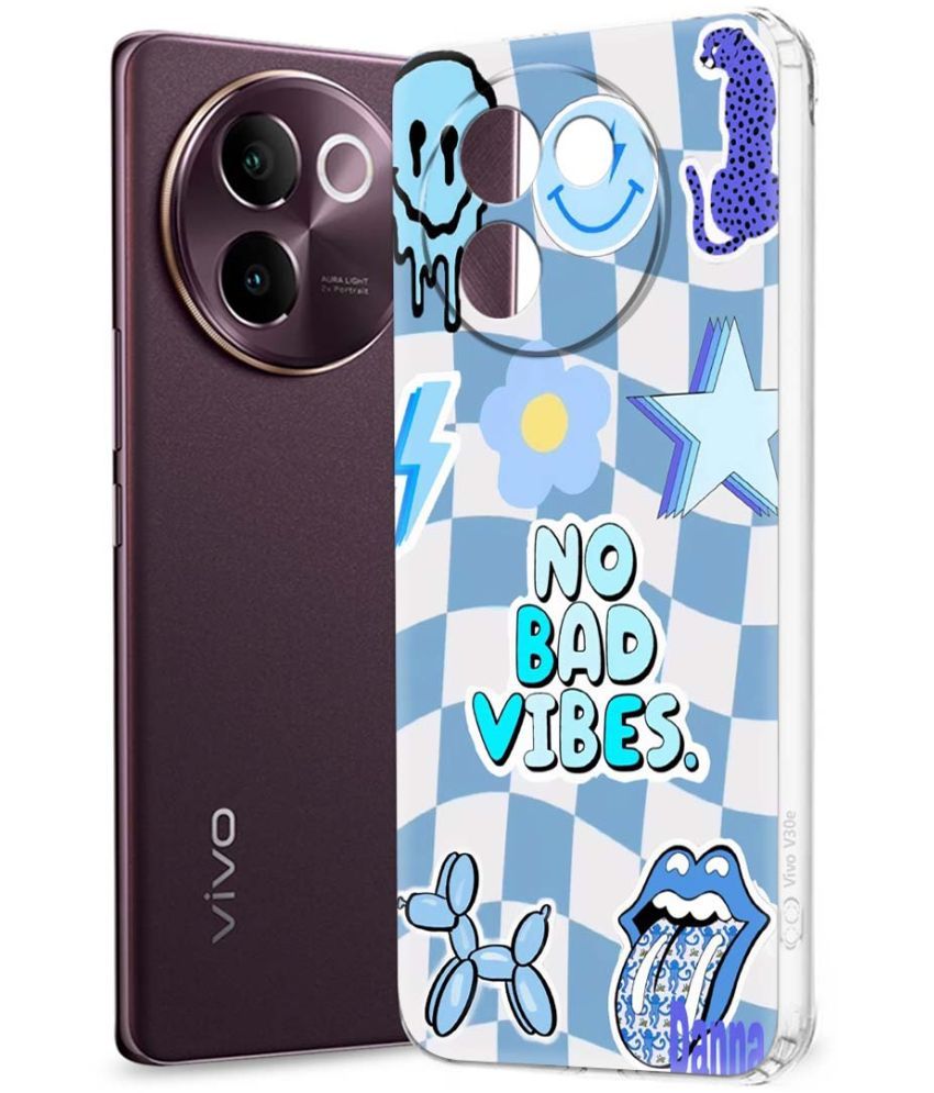     			Fashionury Multicolor Printed Back Cover Silicon Compatible For Vivo V30e 5G ( Pack of 1 )