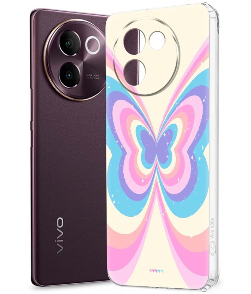     			Fashionury Multicolor Printed Back Cover Silicon Compatible For Vivo V30e 5G ( Pack of 1 )