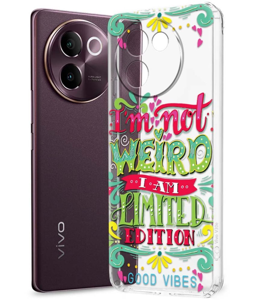     			Fashionury Multicolor Printed Back Cover Silicon Compatible For Vivo V30e 5G ( Pack of 1 )