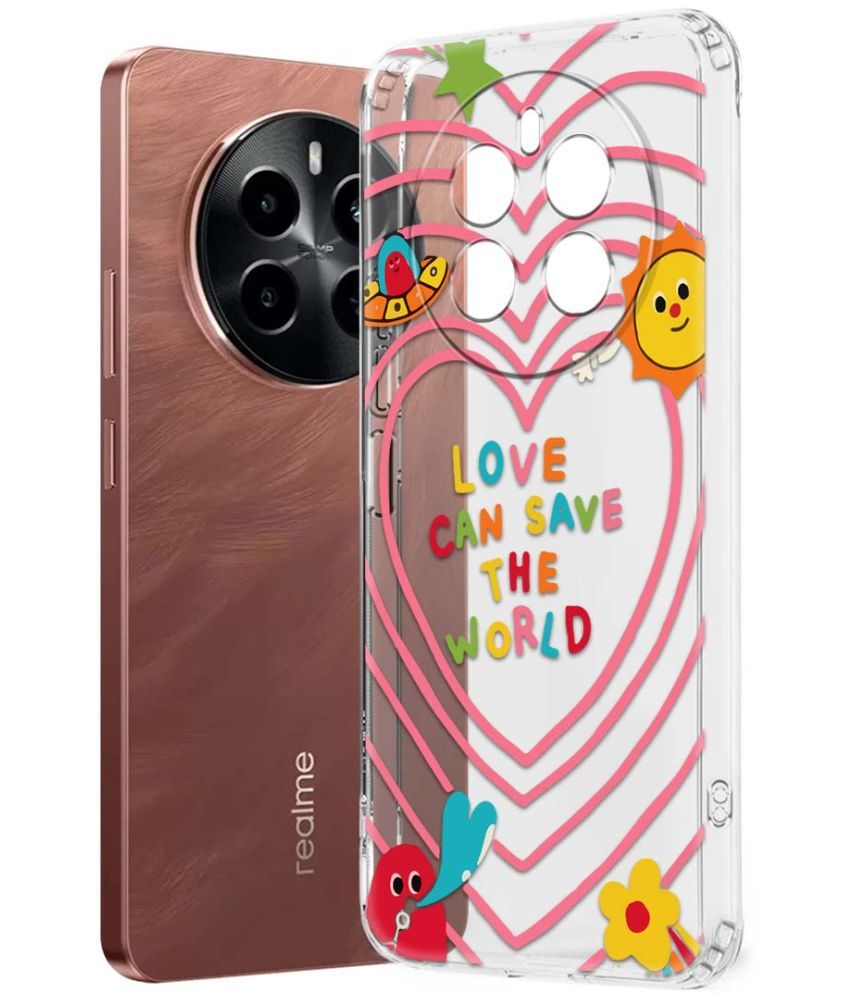     			Fashionury Multicolor Printed Back Cover Silicon Compatible For Realme P1 5G ( Pack of 1 )