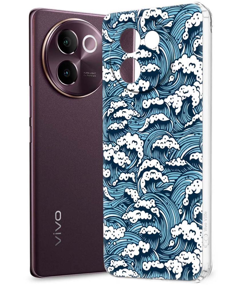     			Fashionury Multicolor Printed Back Cover Silicon Compatible For Vivo V30e 5G ( Pack of 1 )