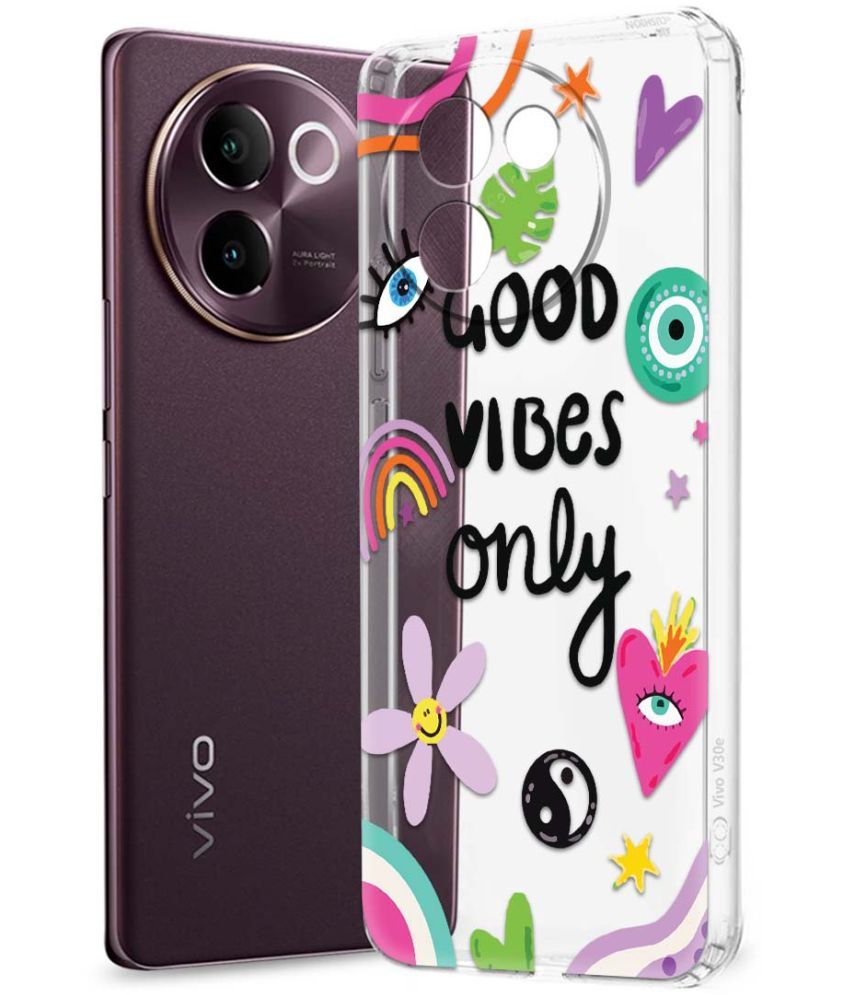     			Fashionury Multicolor Printed Back Cover Silicon Compatible For Vivo V30e 5G ( Pack of 1 )