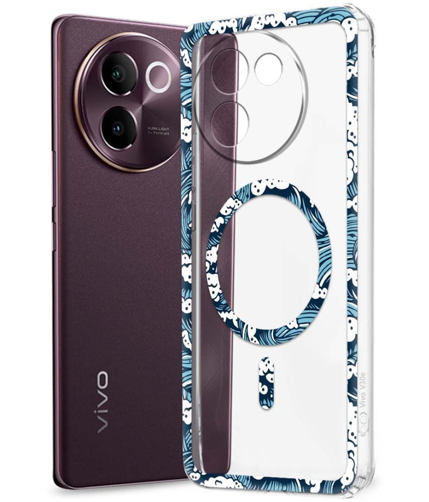     			Fashionury Multicolor Printed Back Cover Silicon Compatible For Vivo V30e 5G ( Pack of 1 )