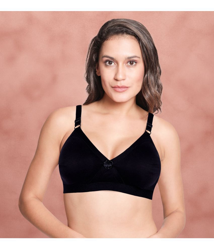     			Susie Black Polyester Non Padded Women's Everyday Bra ( Pack of 1 )