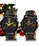 Lorenz Black PU Analog Men's Watch