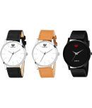 Lorenz Black PU Analog Men's Watch