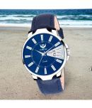 Lorenz Blue PU Analog Men's Watch