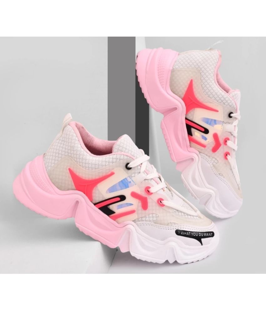     			ADRINT. Pink Women's Sneakers