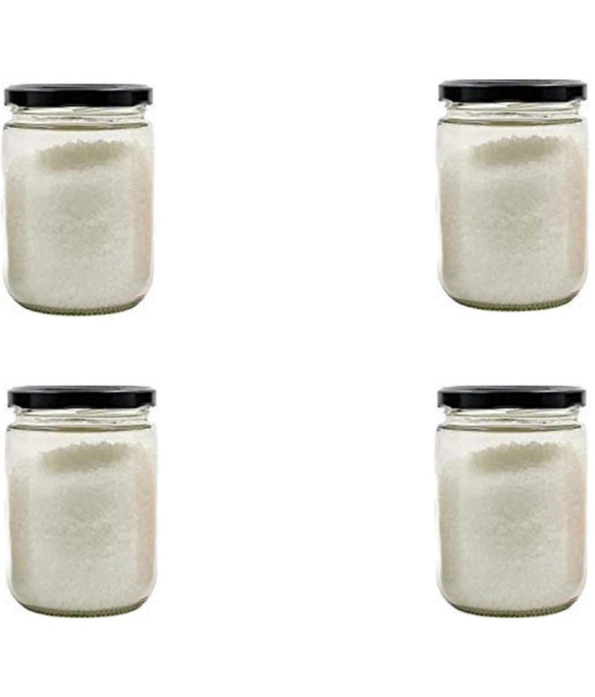     			AFAST Glass Container Jar Glass Nude Utility Container ( Set of 4 )