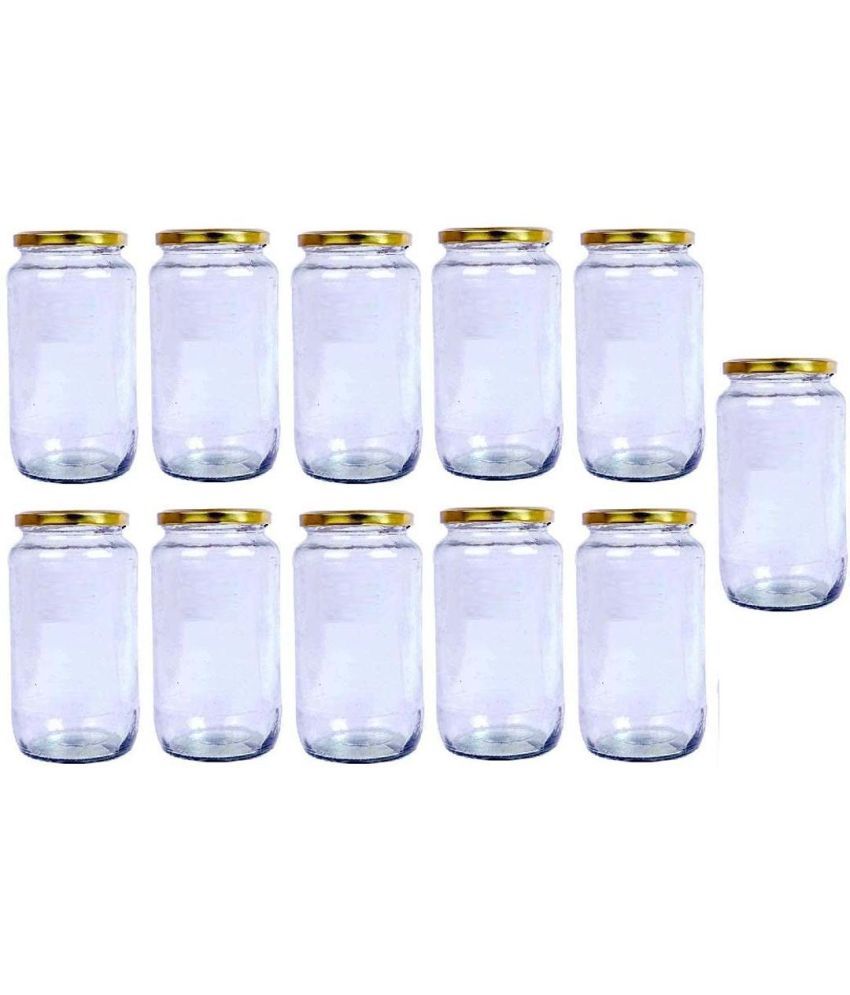     			AFAST Glass Container Jar Glass Nude Utility Container ( Set of 11 )