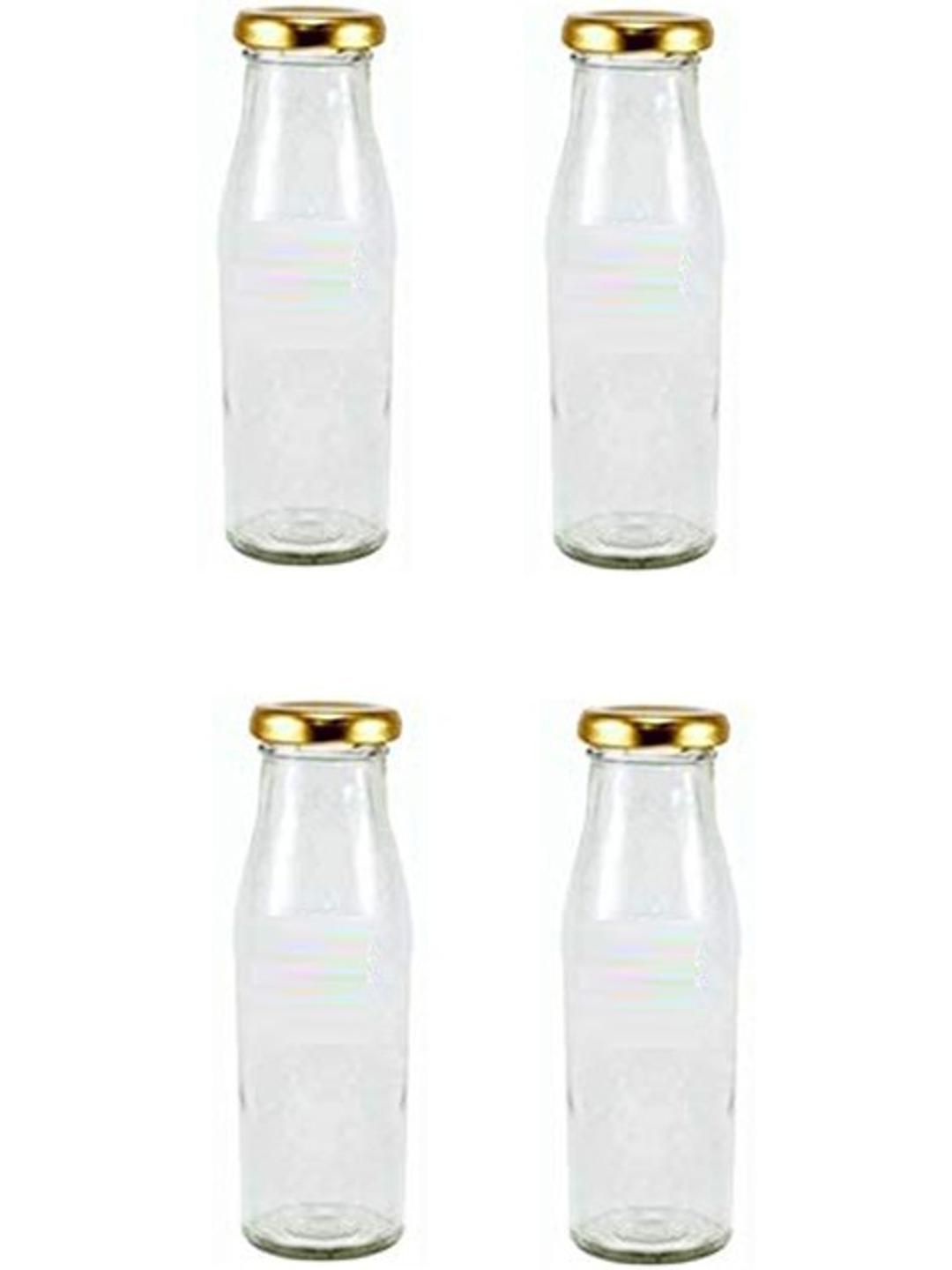     			AFAST Multipurpose Bottle Glass Transparent Utility Container ( Set of 4 )