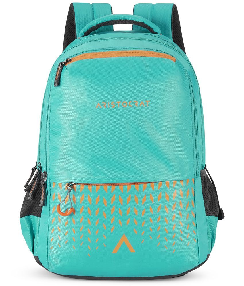     			Aristocrat Green Polyester Backpack ( 18 Ltrs )