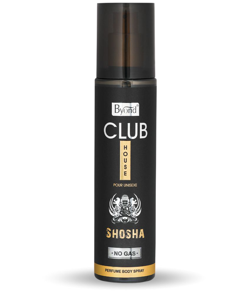     			BYOND Shosha Perfume Body Spray for Unisex,Women,Men 130 ml ( Pack of 1 )