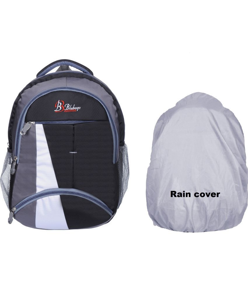     			Blubags Black Polyester Backpack ( 36 Ltrs )