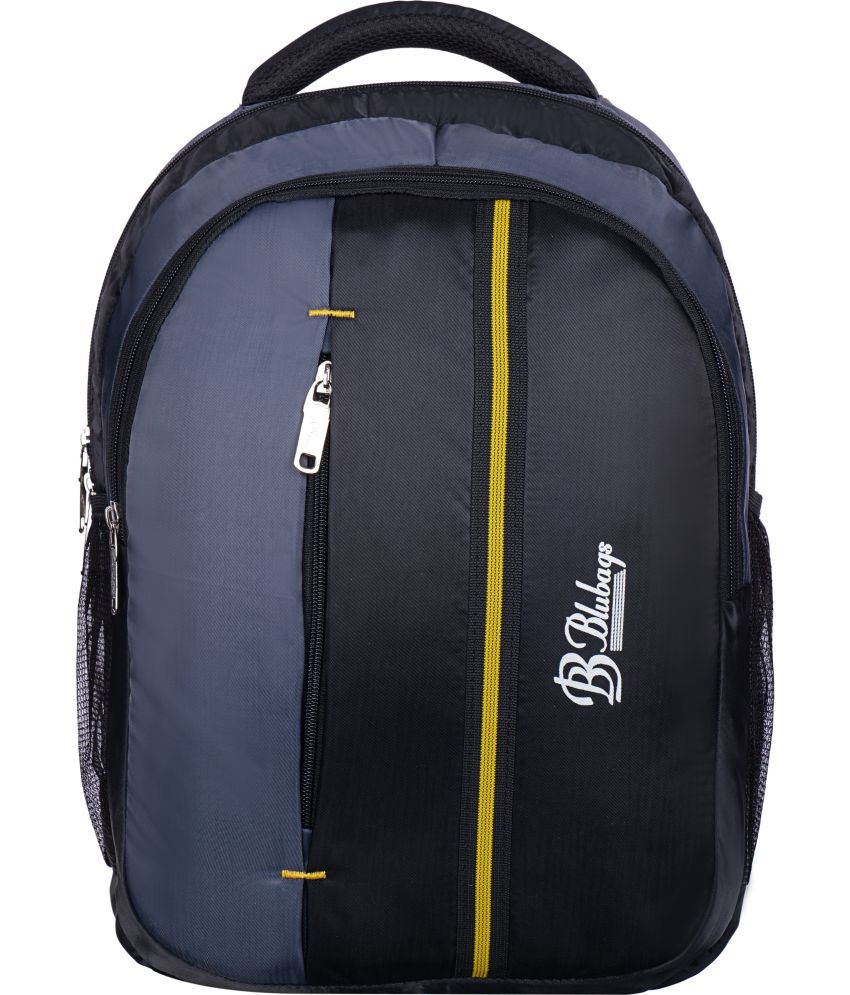     			Blubags Black Polyester Backpack ( 40 Ltrs )