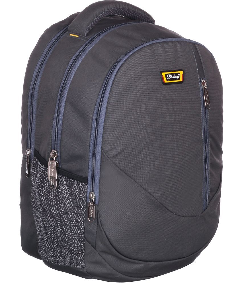     			Blubags Grey Polyester Backpack ( 42 Ltrs )