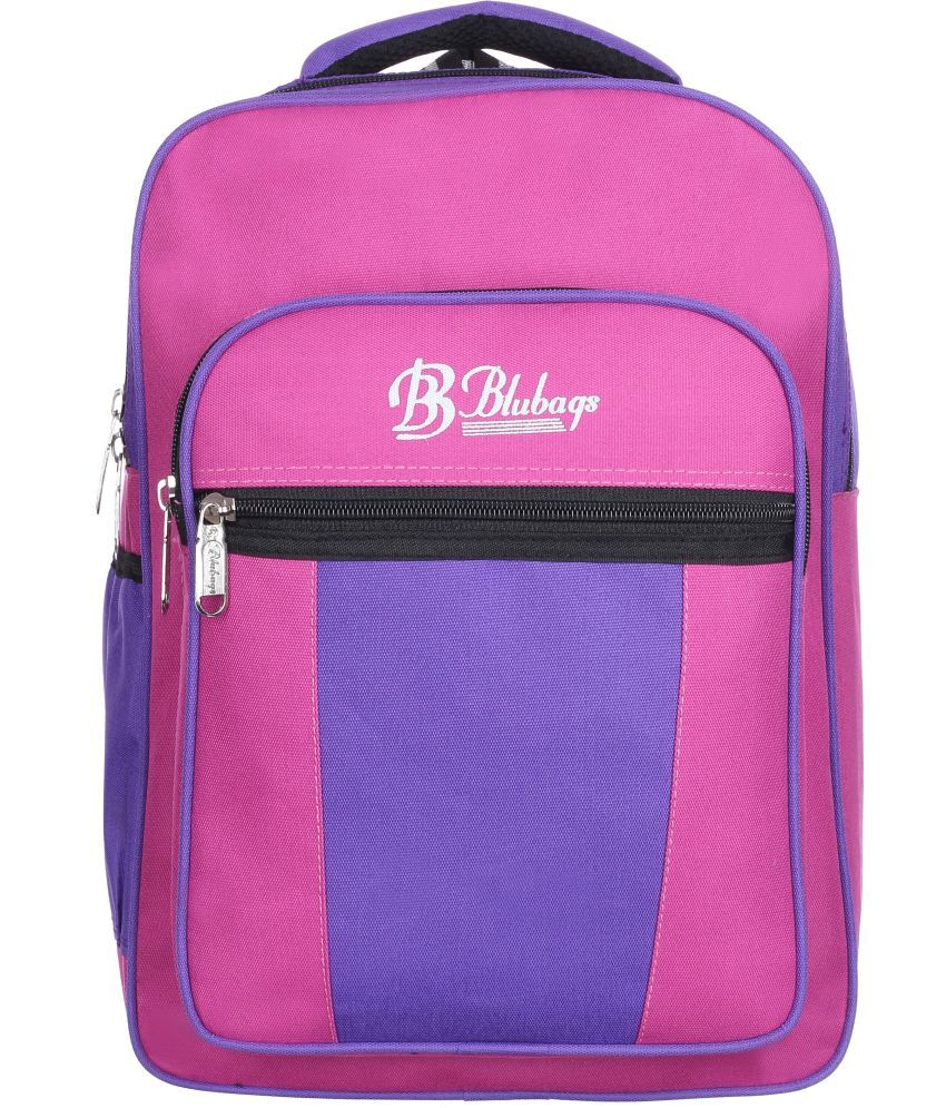     			Blubags Pink Polyester Backpack ( 20 Ltrs )