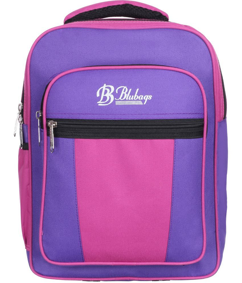     			Blubags Purple Polyester Backpack ( 20 Ltrs )