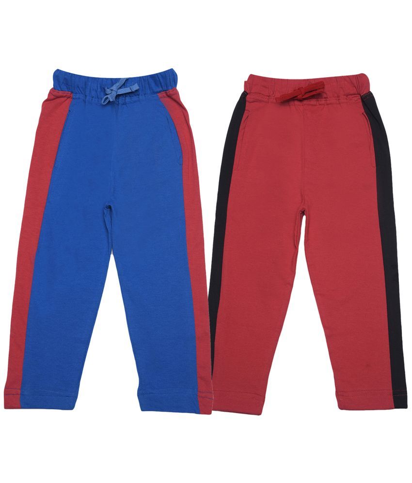     			Dollar Champion Kidswear Multi Cotton Boys Trackpant ( Pack of 2 )