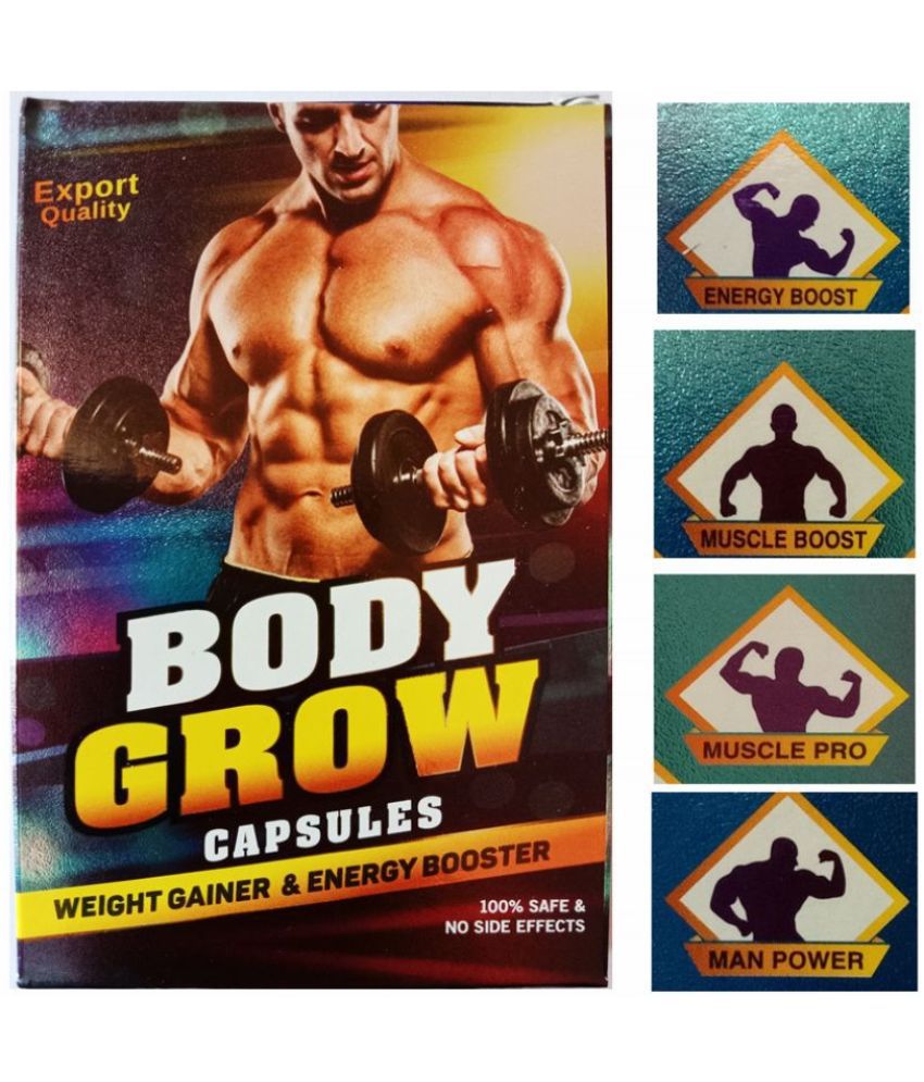     			Dr Chopra Body Grow Weight Gainer Capsule 10 no.s Unflavoured Pack of 3